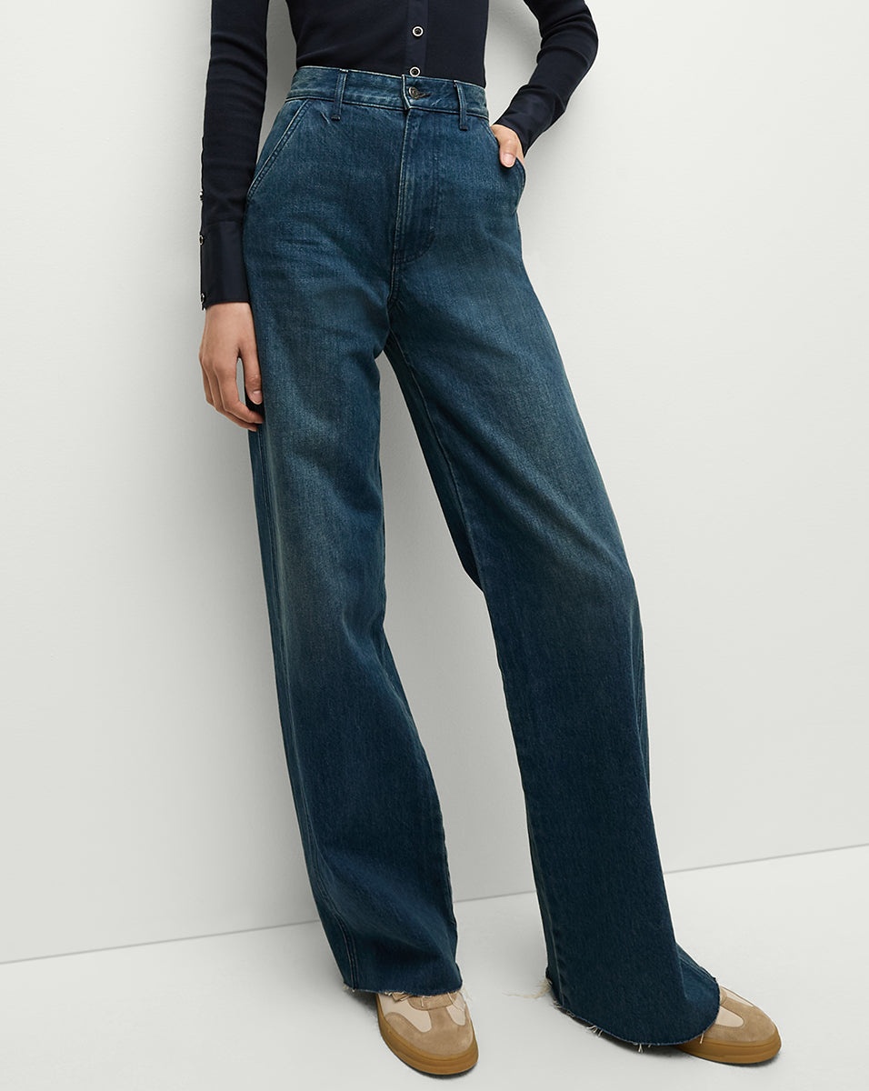 TAYLOR SLANT-POCKET WIDE-LEG JEAN - 3