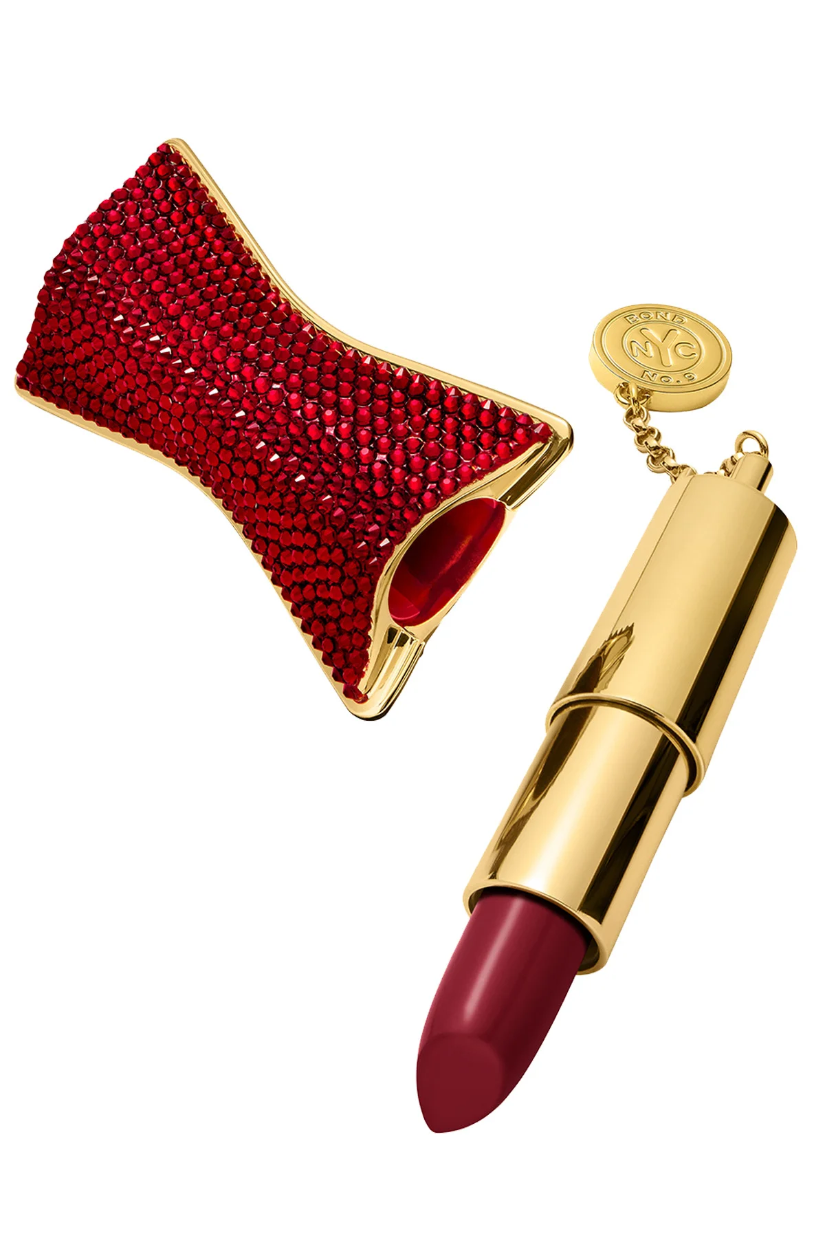 REFILLABLE LIPSTICK WITH SWAROVSKI® CRYSTALS - NOHO - 1