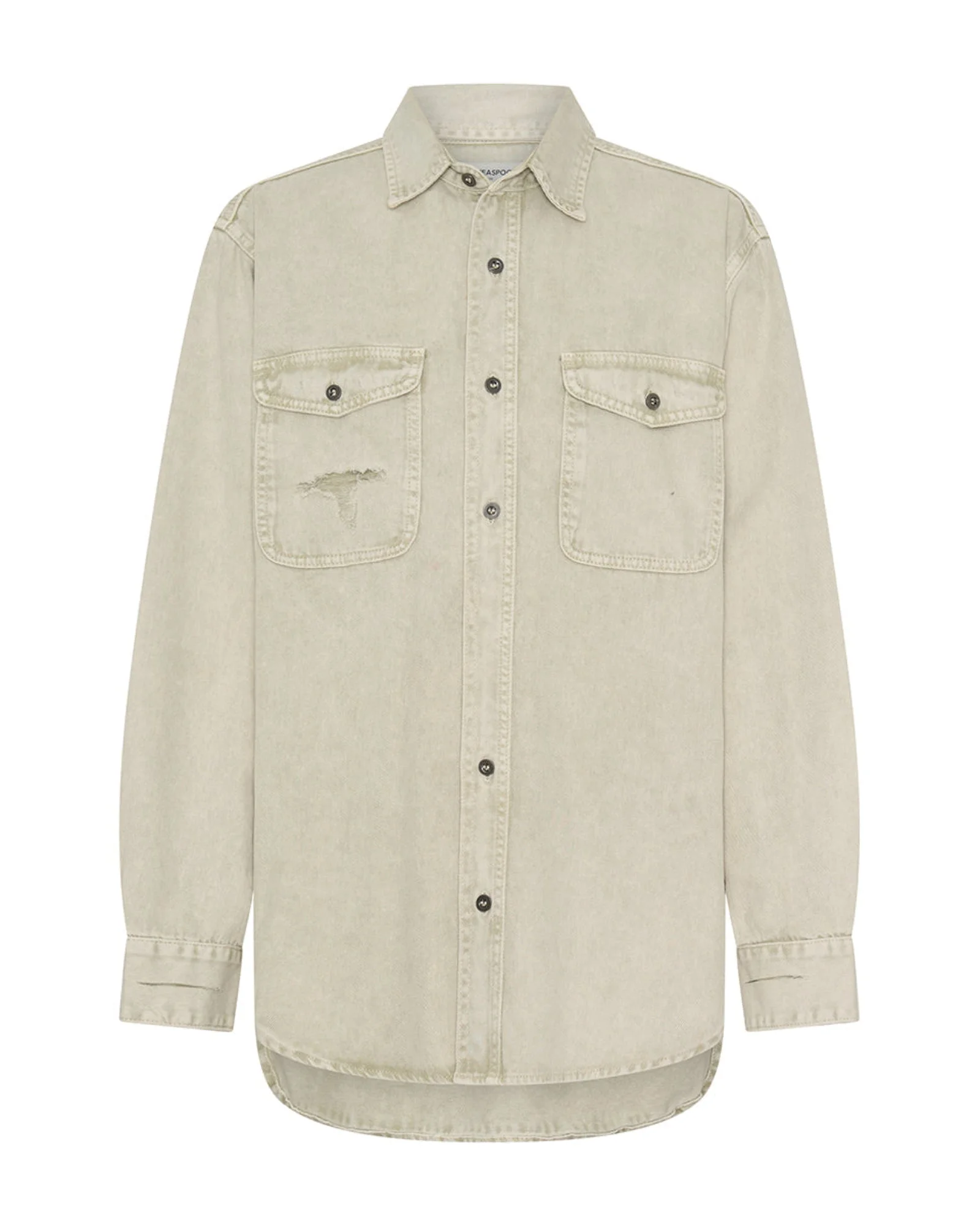 Everyday Denim Shirt - Antique White - 1