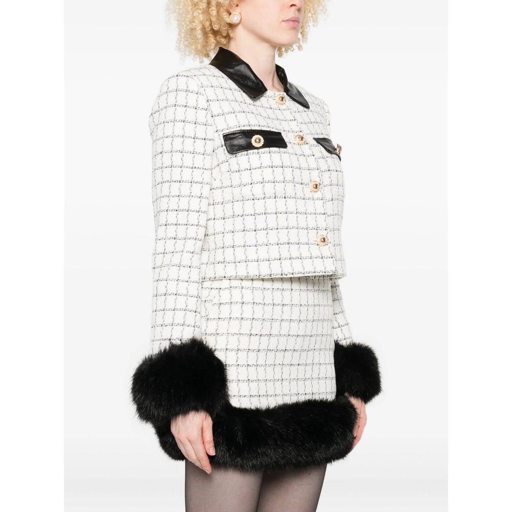Self-Portrait Neutrals Jackets - Tweed Jackets Women - 5