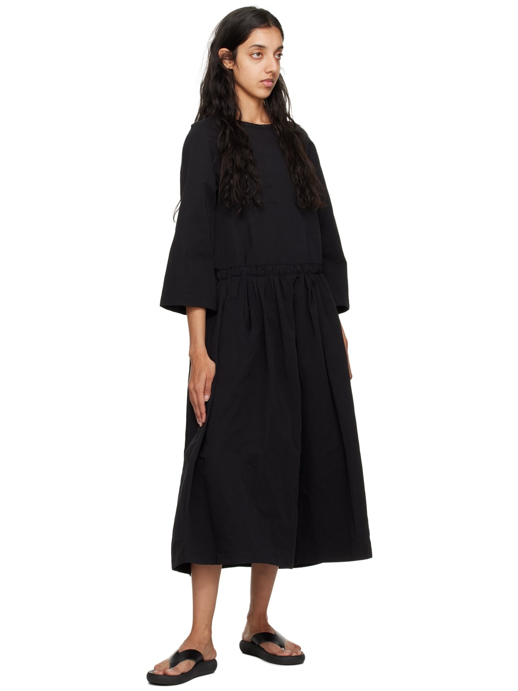 Black Charys Comfort Sandals - 5