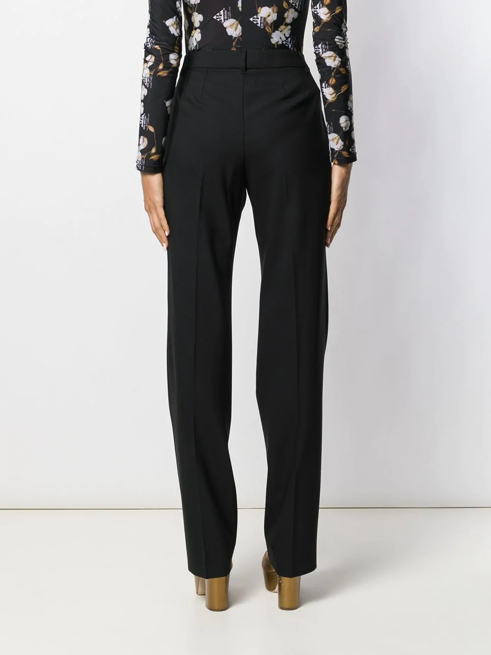 high-rise tailored trousers - 4