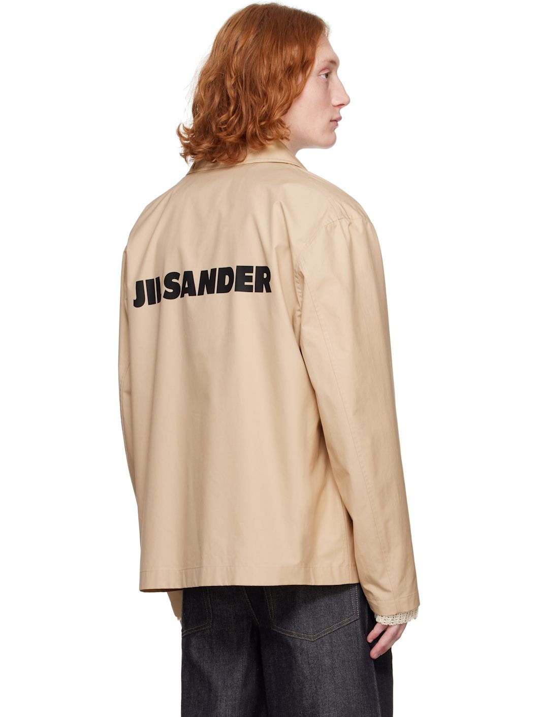 Beige Logo Jacket - 3