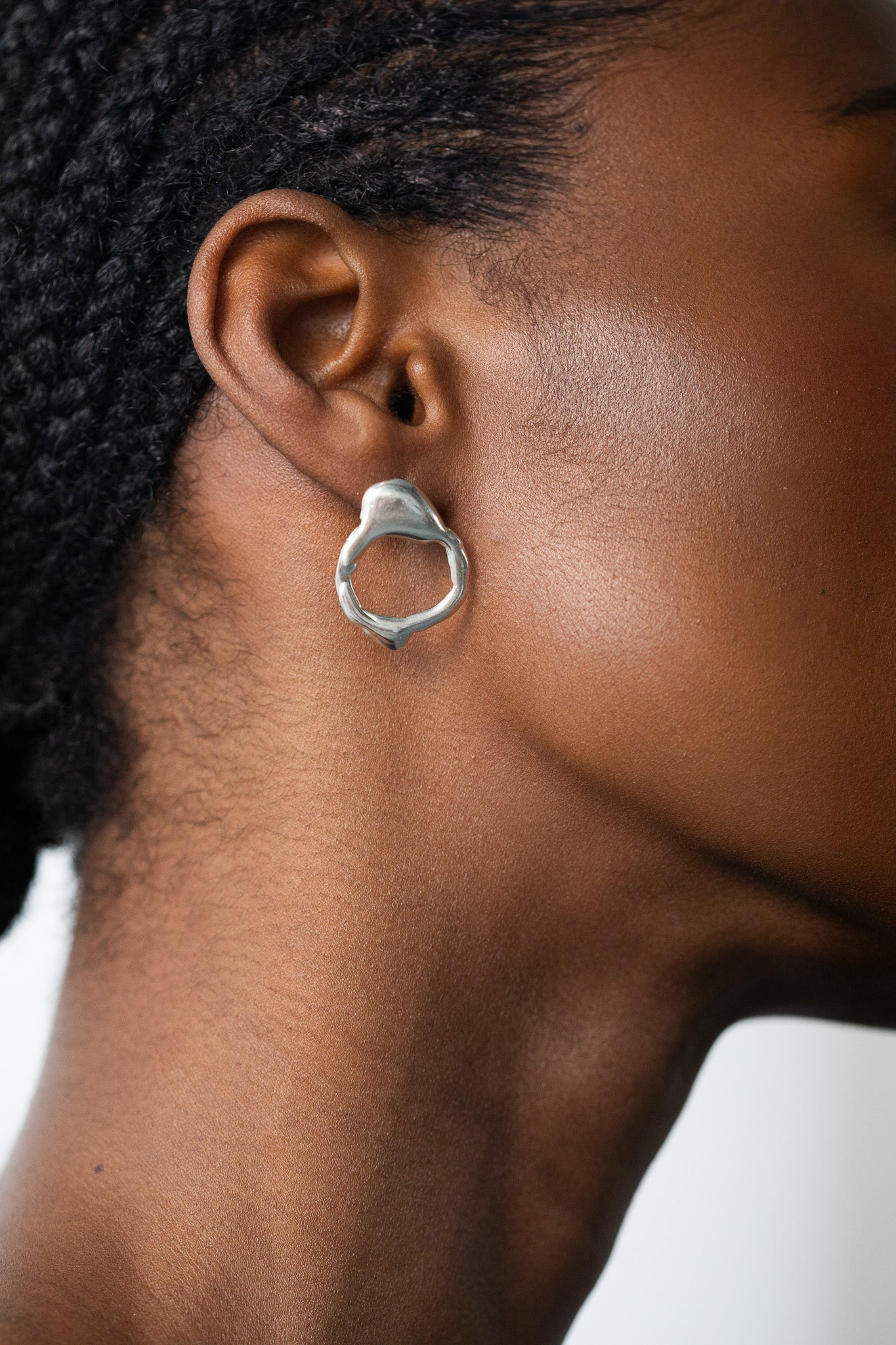 Droplet Mist Earrings In Silver - 4