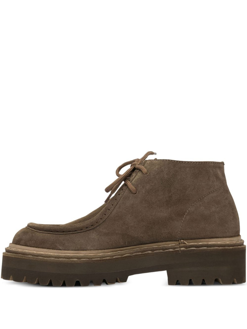 Blossom 002 lace-up suede boots 1