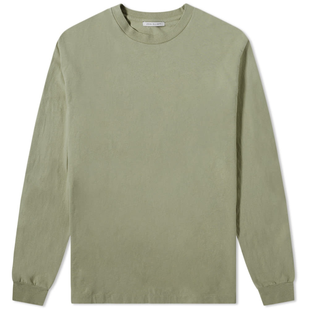 John Elliott Long Sleeve University Tee - 1