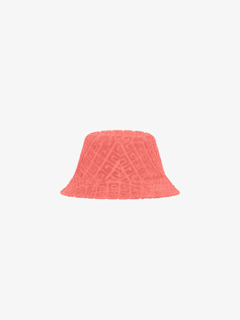 GIVENCHY BUCKET HAT IN 4G COTTON TOWELLING 4