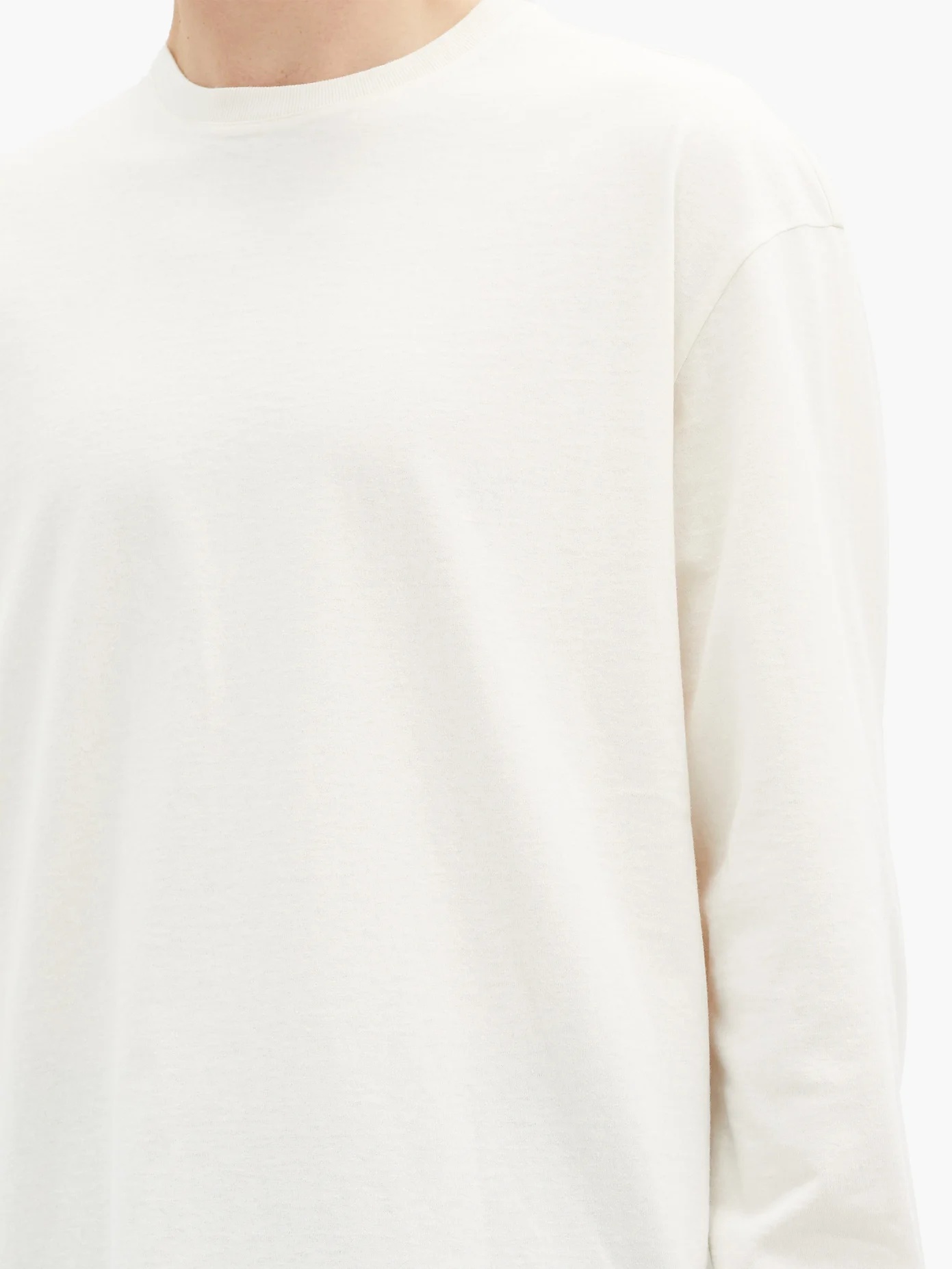 Crew-neck cotton-jersey T-shirt - 3