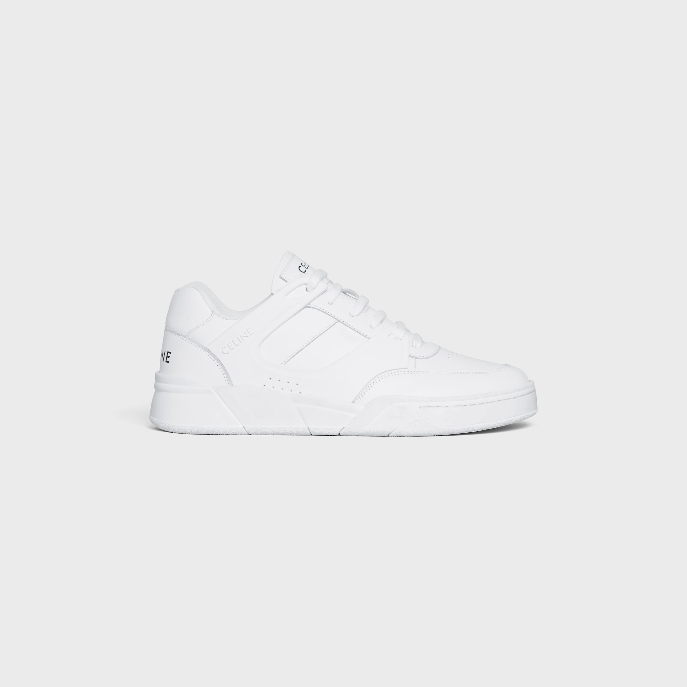 CELINE TRAINER CR-07 LOW LACE-UP SNEAKER in CALFSKIN - 1