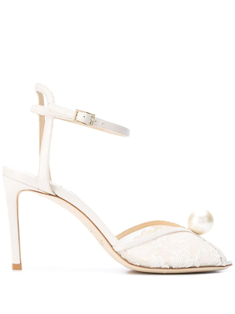 Sacora 85mm pearl-embellished sandals - 1