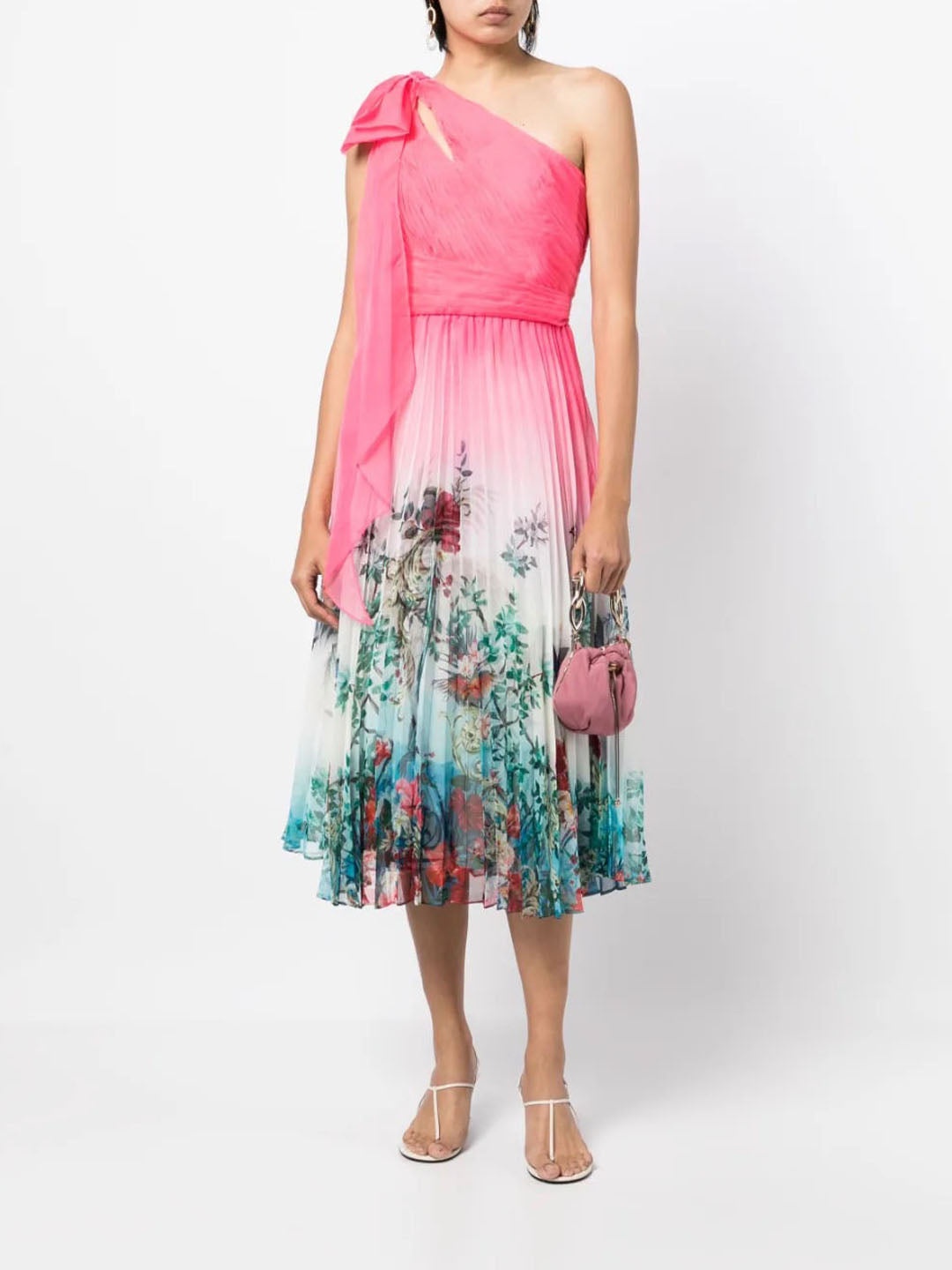 ASYMMETRICAL TIERED GOWN - 1