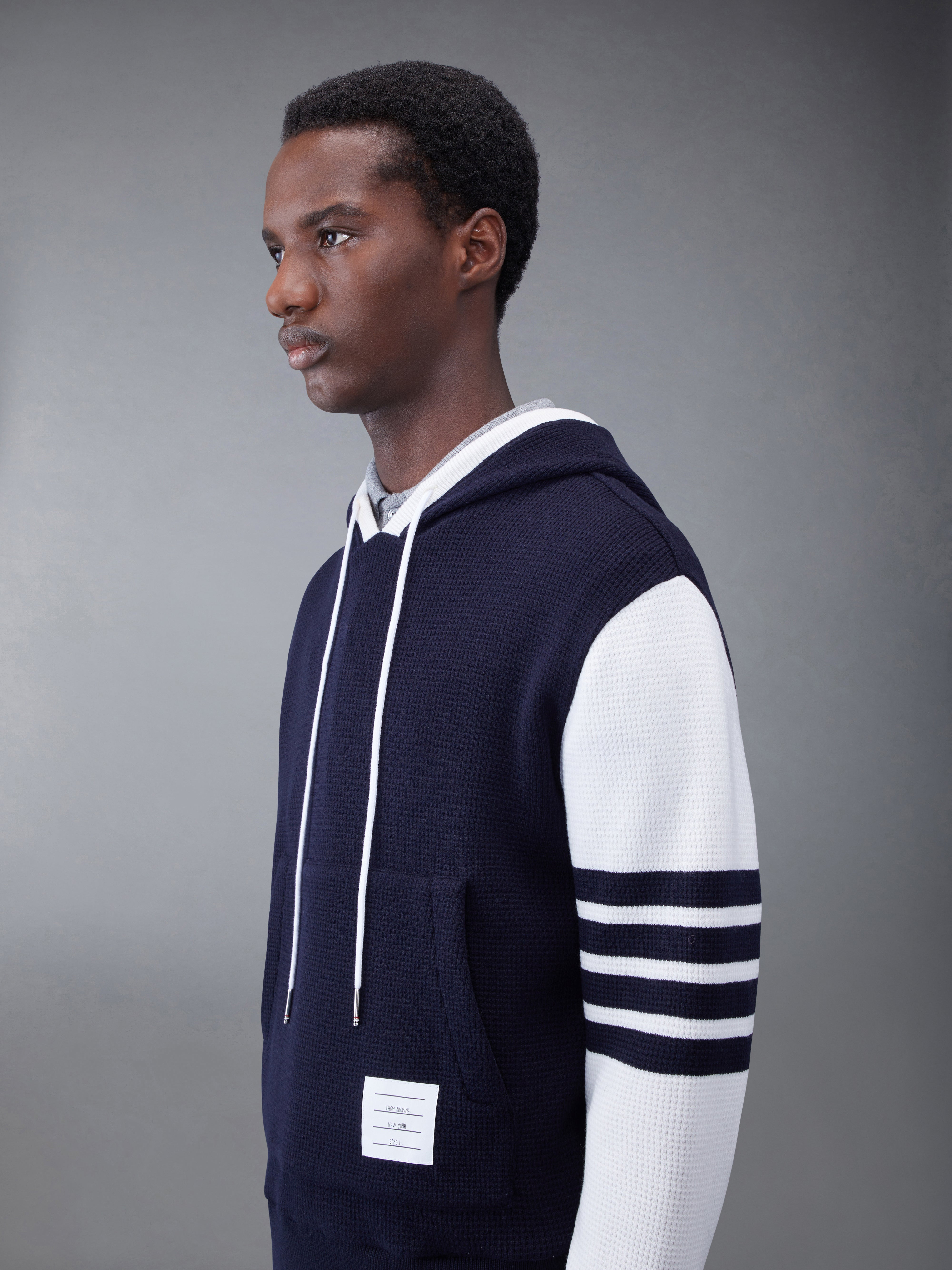 CASHMERE WAFFLE 2003 4-BAR HOODIE - 4