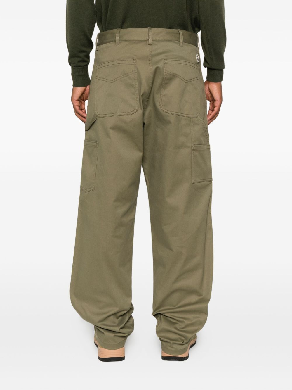 panelled pocket trousers - 4