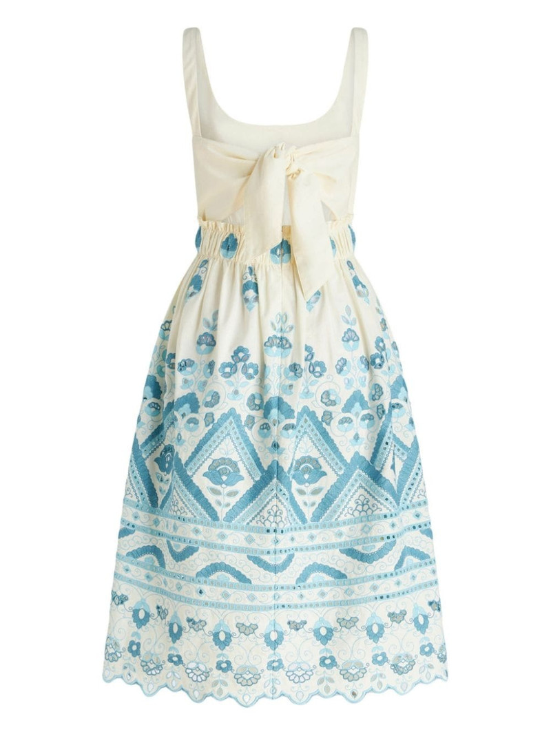 broderie anglaise flared dress 6