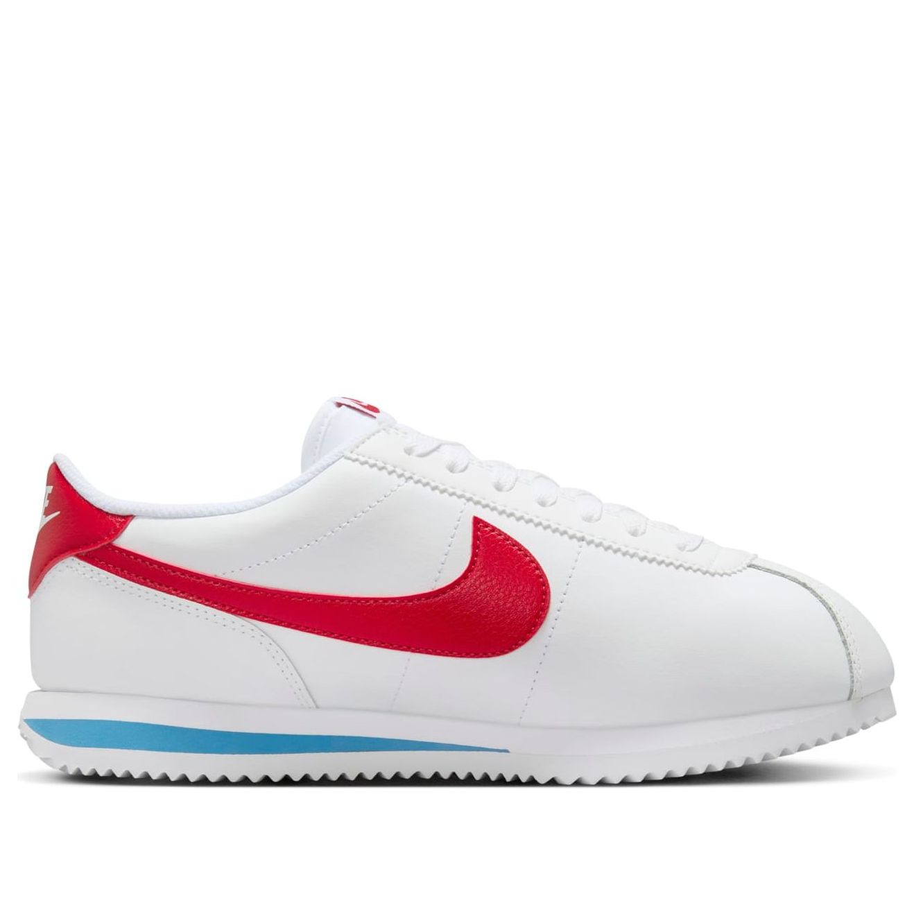 (WMNS) Nike Cortez Leather 'White Varsity Red Blue' DN1791-108 - 2
