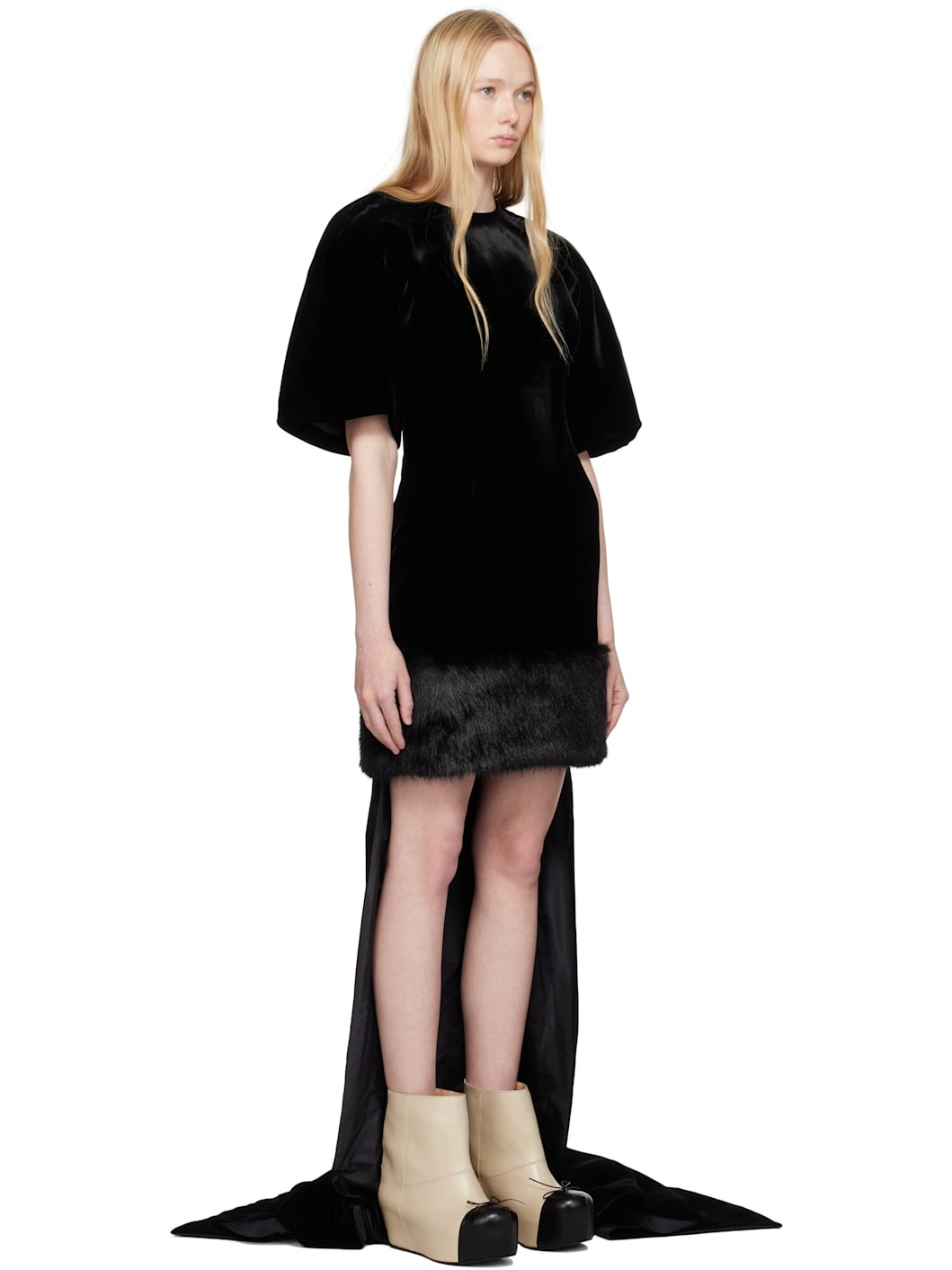 Black Enya Evening Minidress - 2
