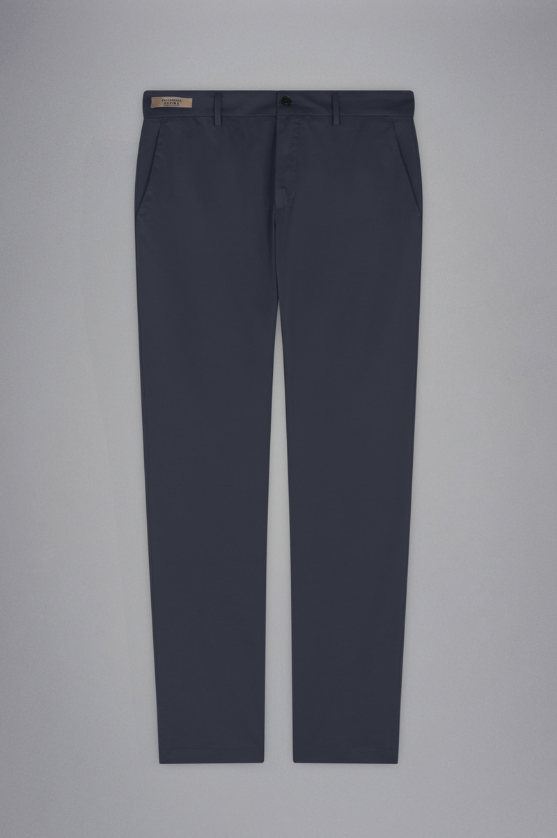 SUPIMA® STRETCH COTTON CHINO TROUSERS 1
