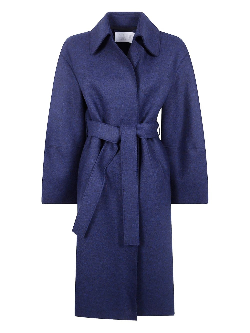 belted wool coat - 1