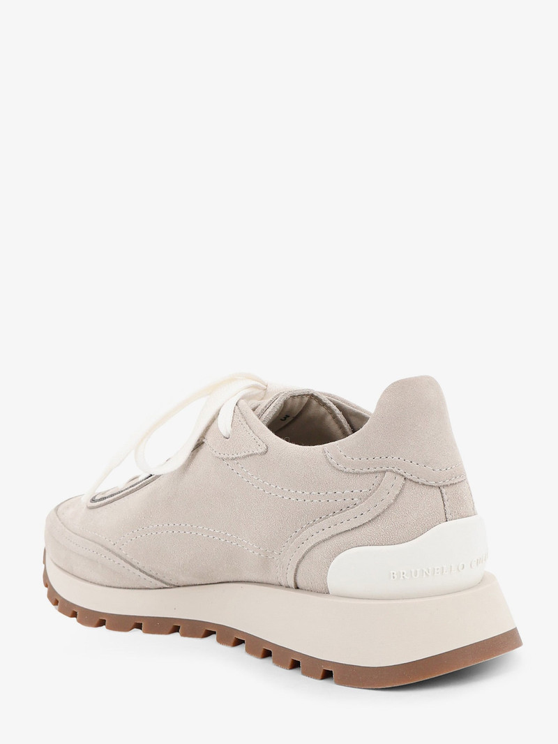 Suede Sneakers With Monili Embellishment 3