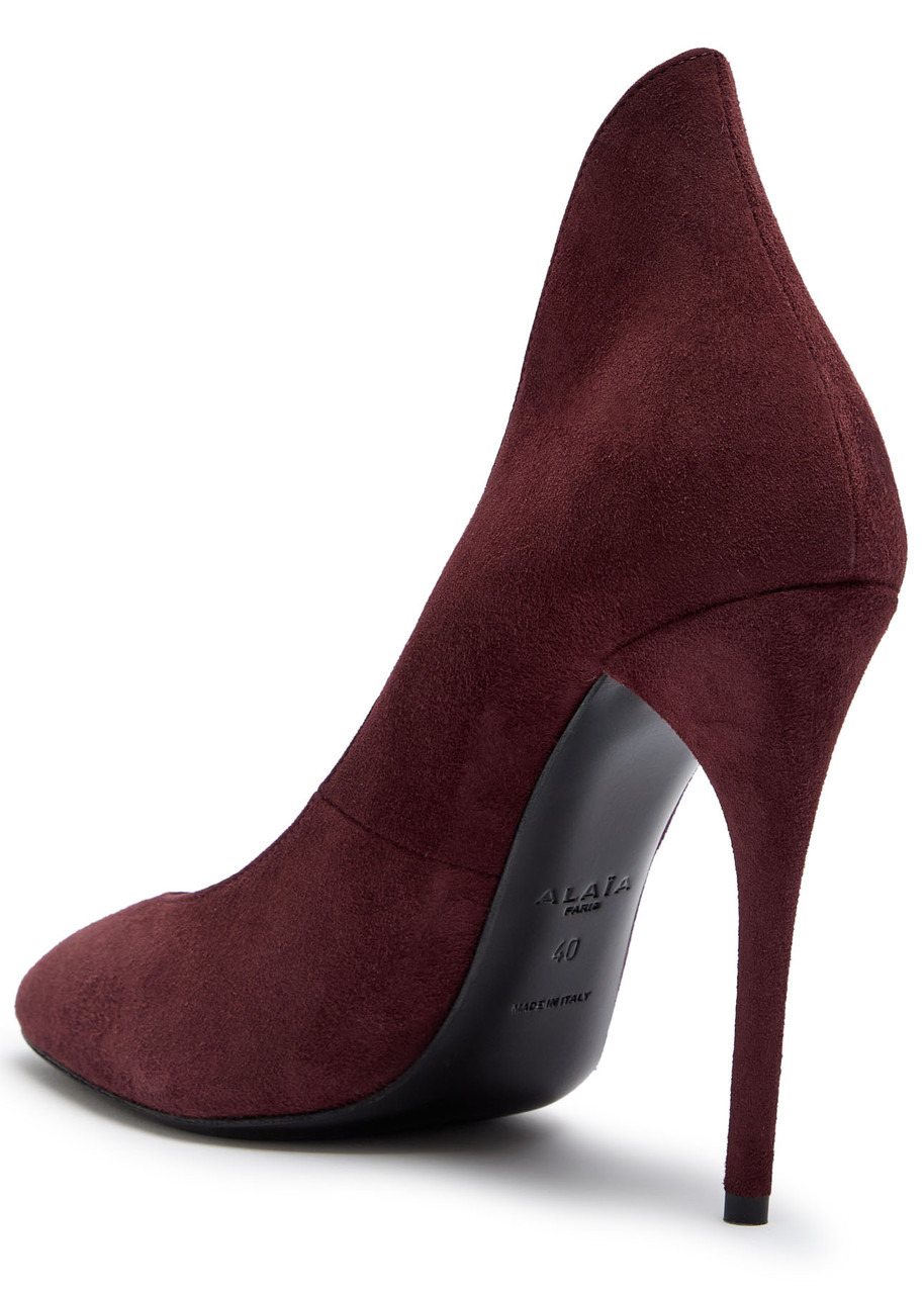 Alaïa Décoletté 110 Suede Pumps - 2
