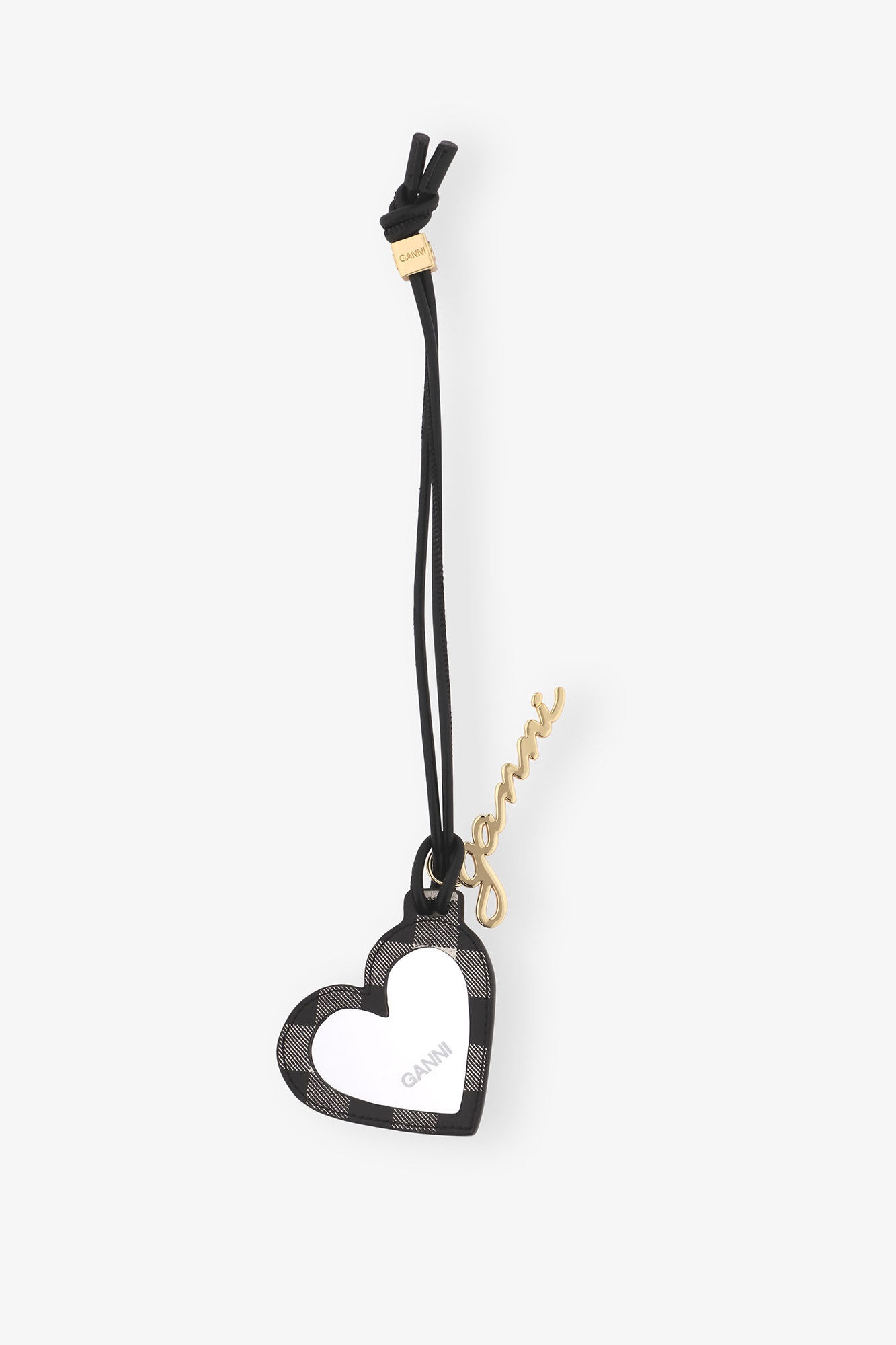 BLACK GANNI BOU HEART MIRROR - 2