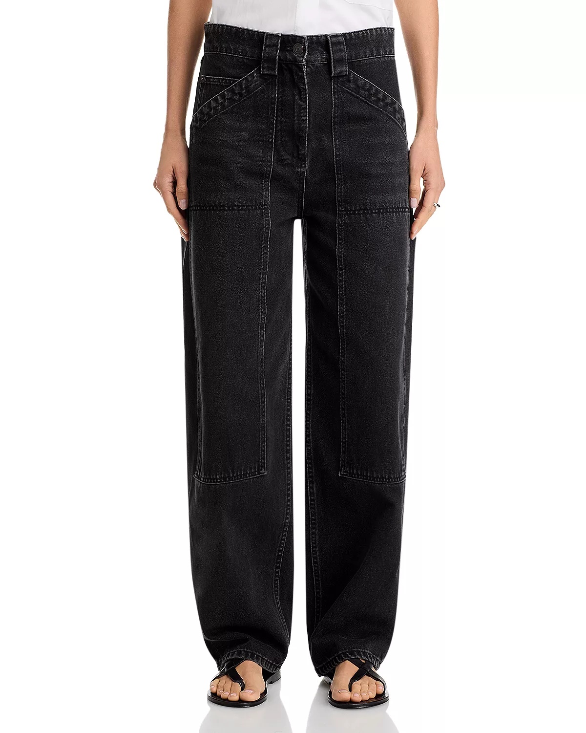 Balloon Jeans in Black - 7