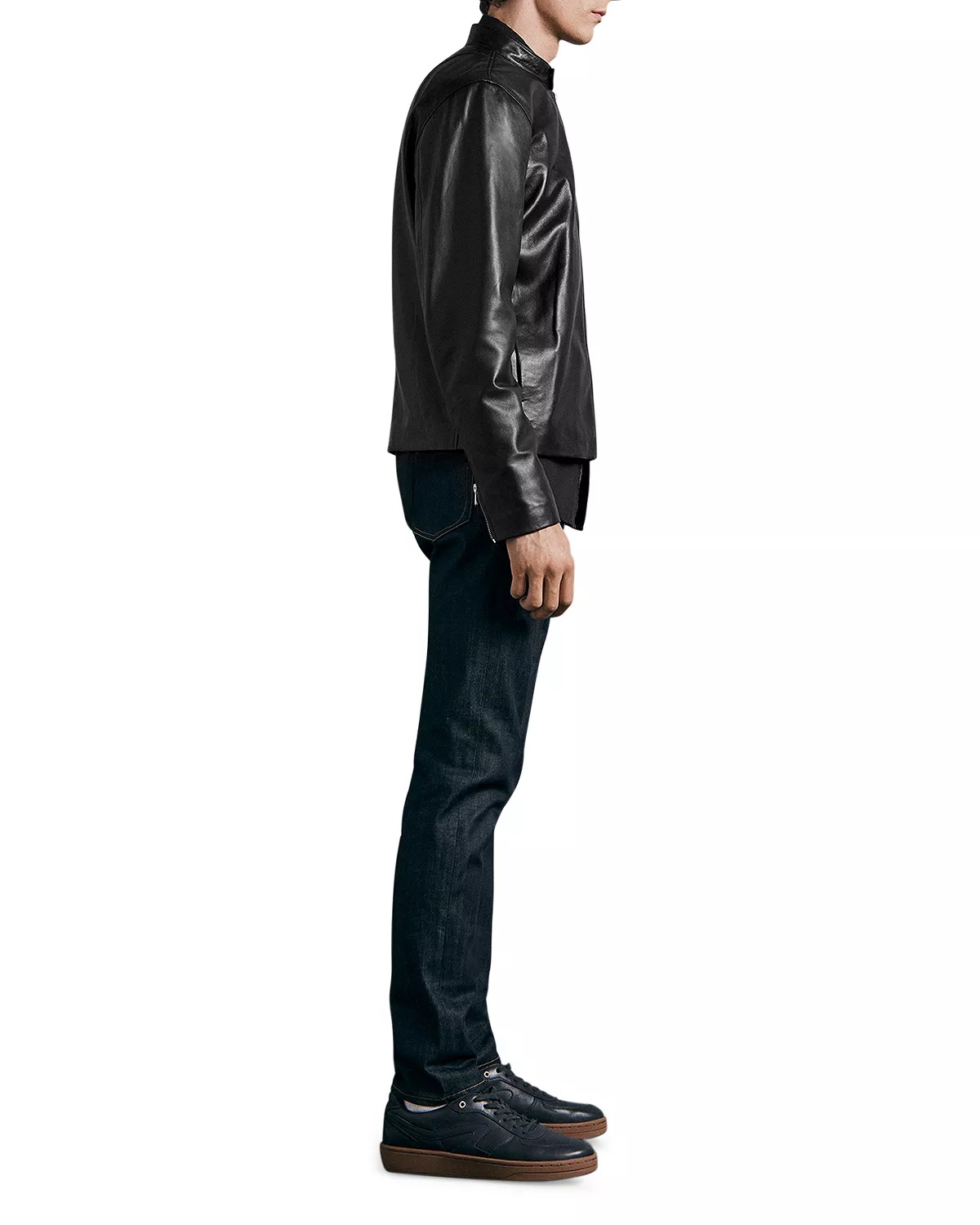 ICONS Archive Cafe Leather Racer Jacket - 4