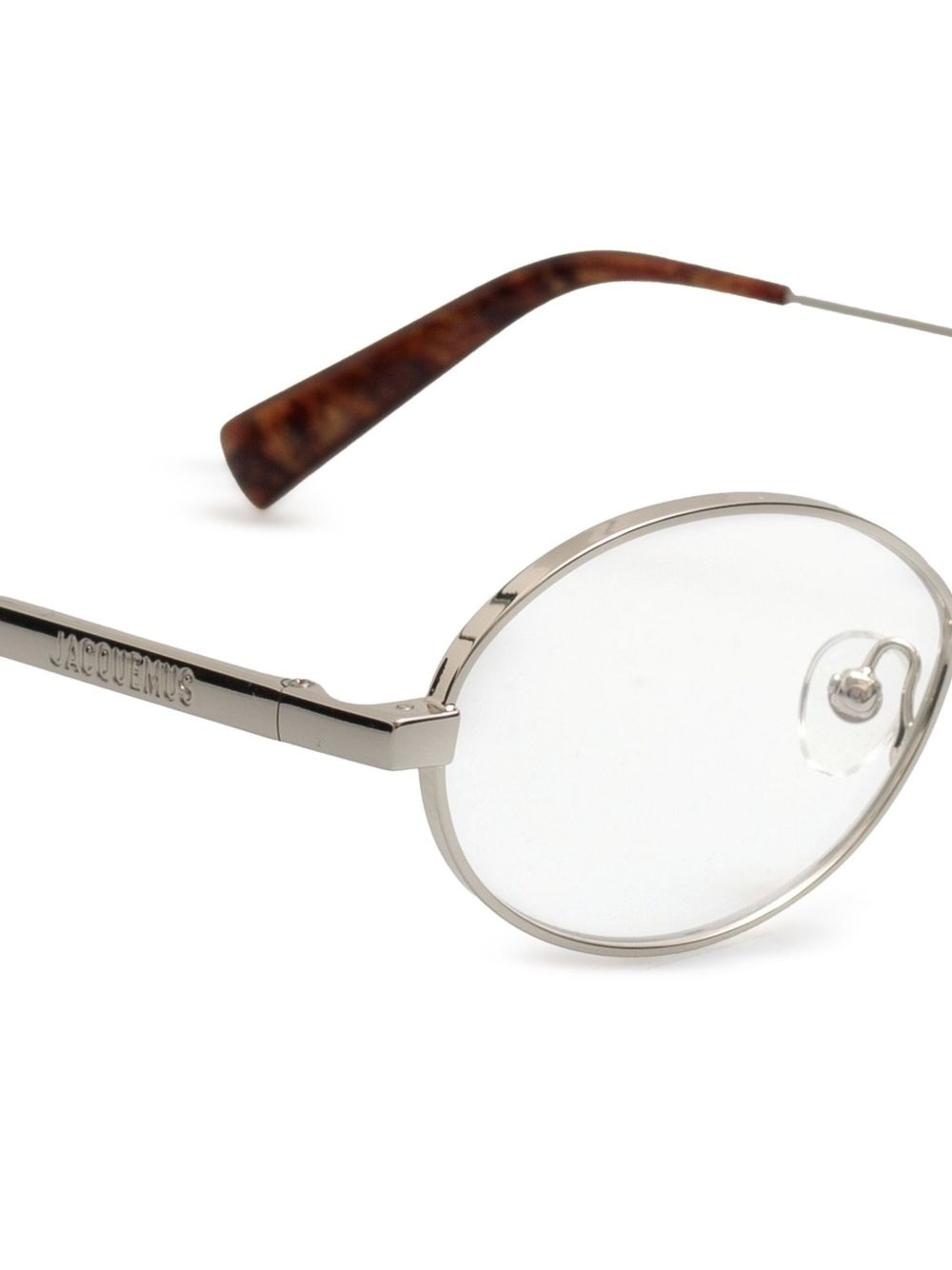oval-frame glasses - 3