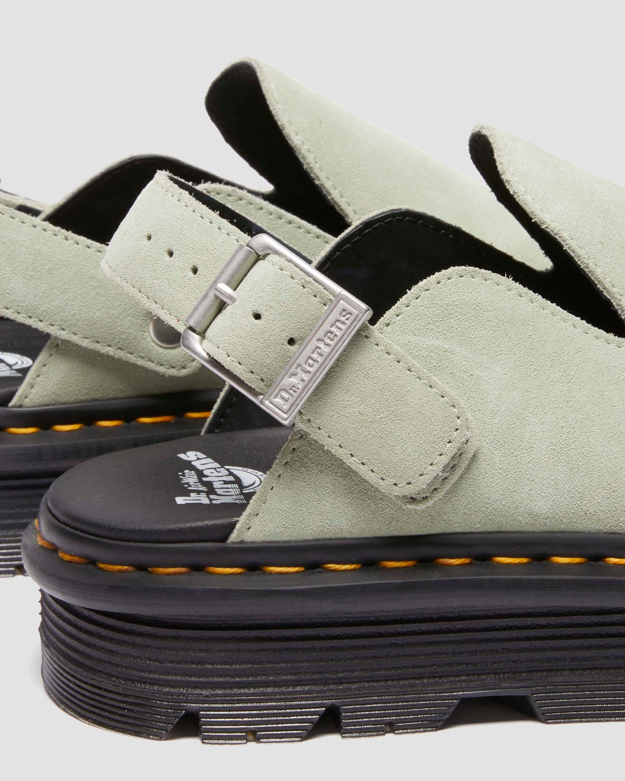 Zebzag Suede Slingback Platform Mules - 4