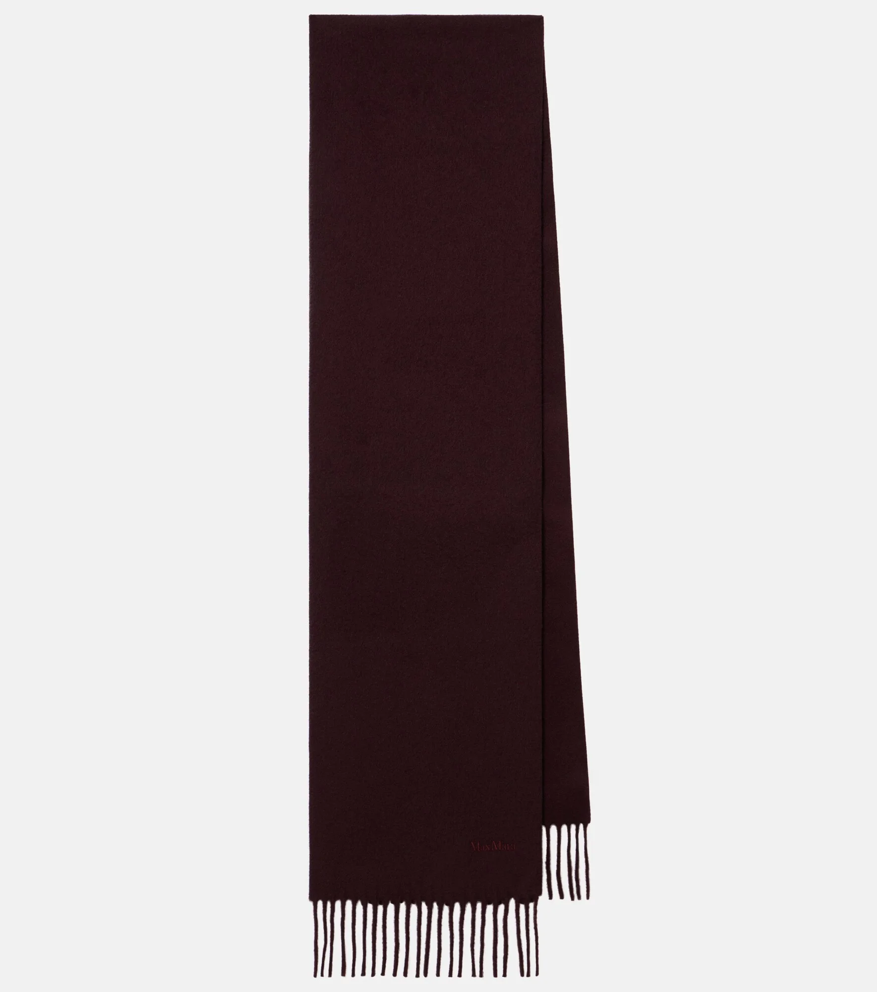 Fringed wool scarf - 1