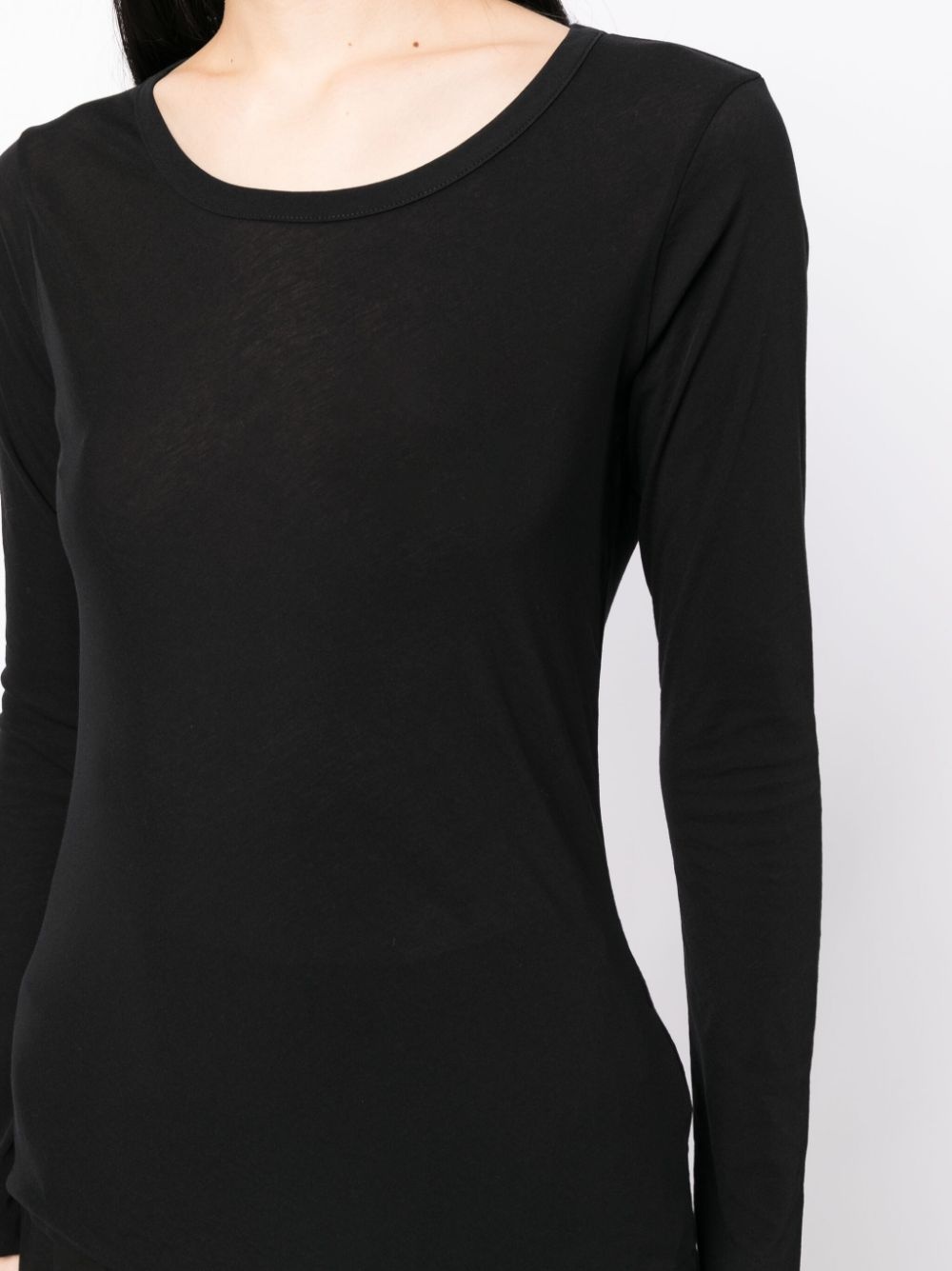 long-sleeve cotton T-shirt - 5