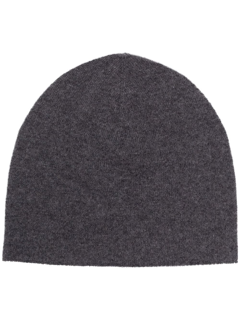 fine-knit cashmere beanie - 1