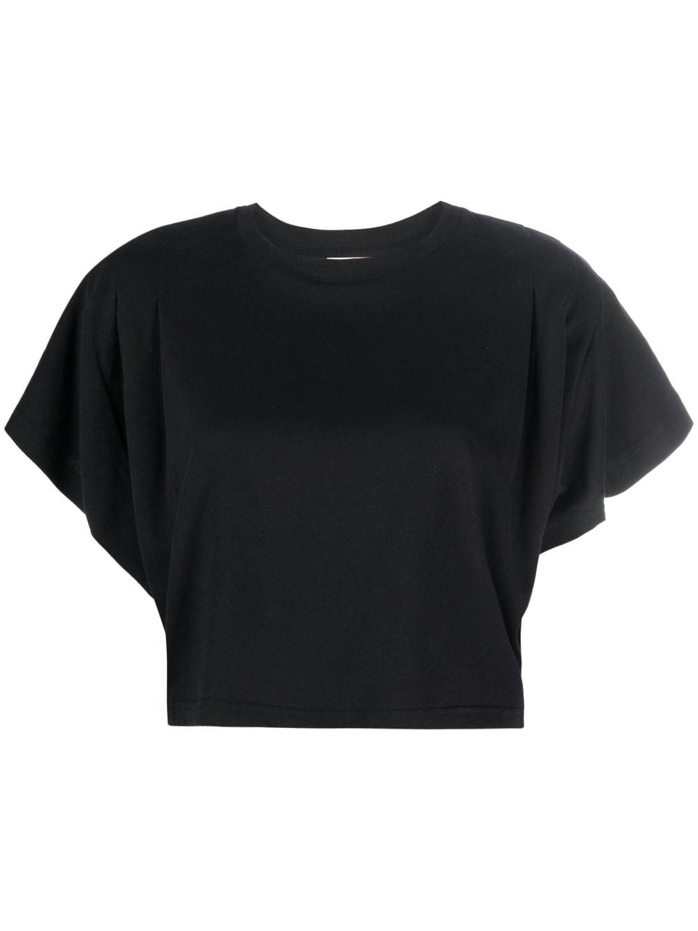 organic cotton cropped T-shirt - 1