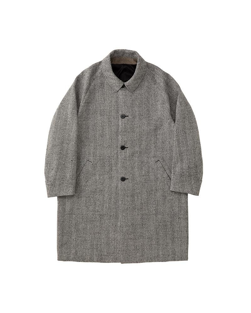 REMI COAT HB TWEED GREY 1