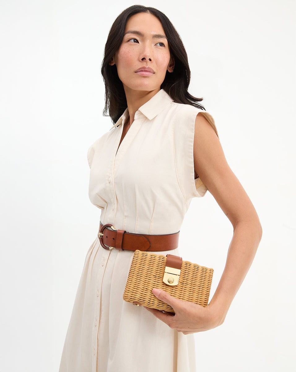 VERONICA BEARD LOCK BOX CLUTCH - 2