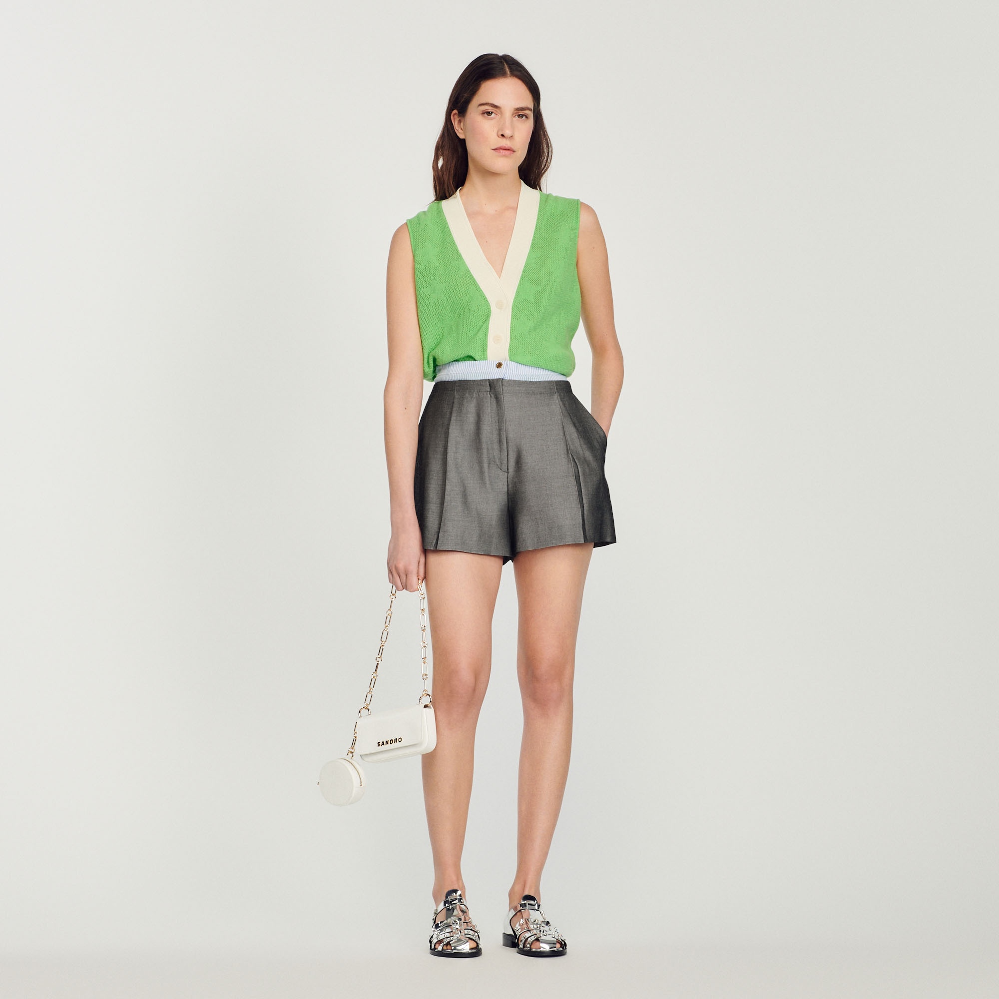 Sleeveless cardigan - 2