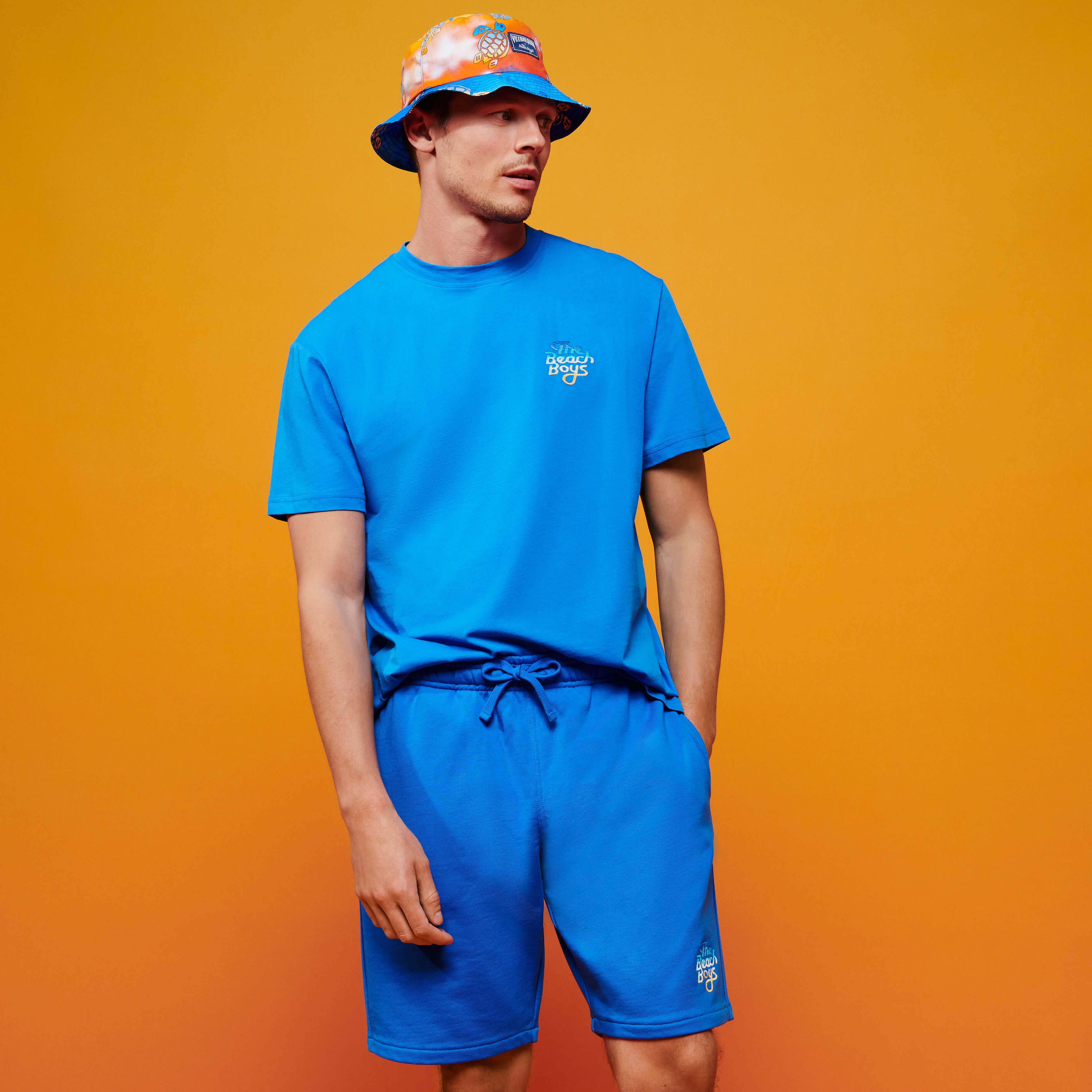 Men T-Shirt Gradient Embroidered Logo - Vilebrequin x The Beach Boys - 6