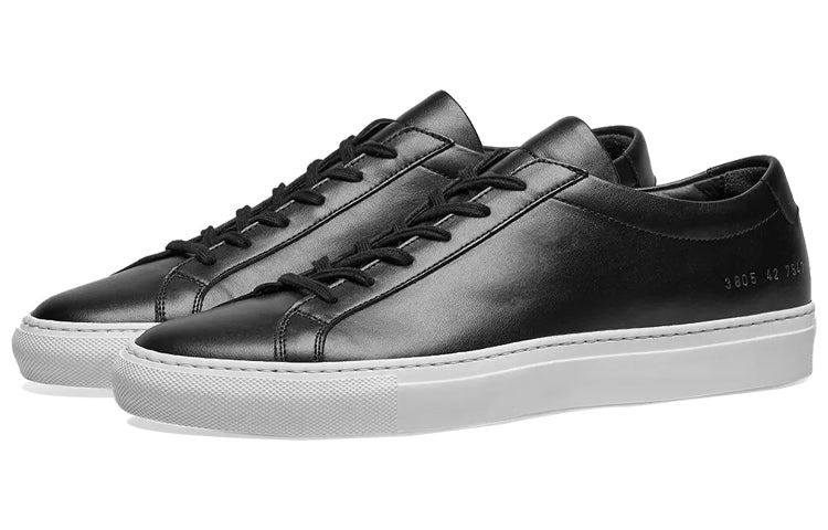 (WMNS) Common Projects Achilles Low 'Black White Sole' 3805-7547 - 2