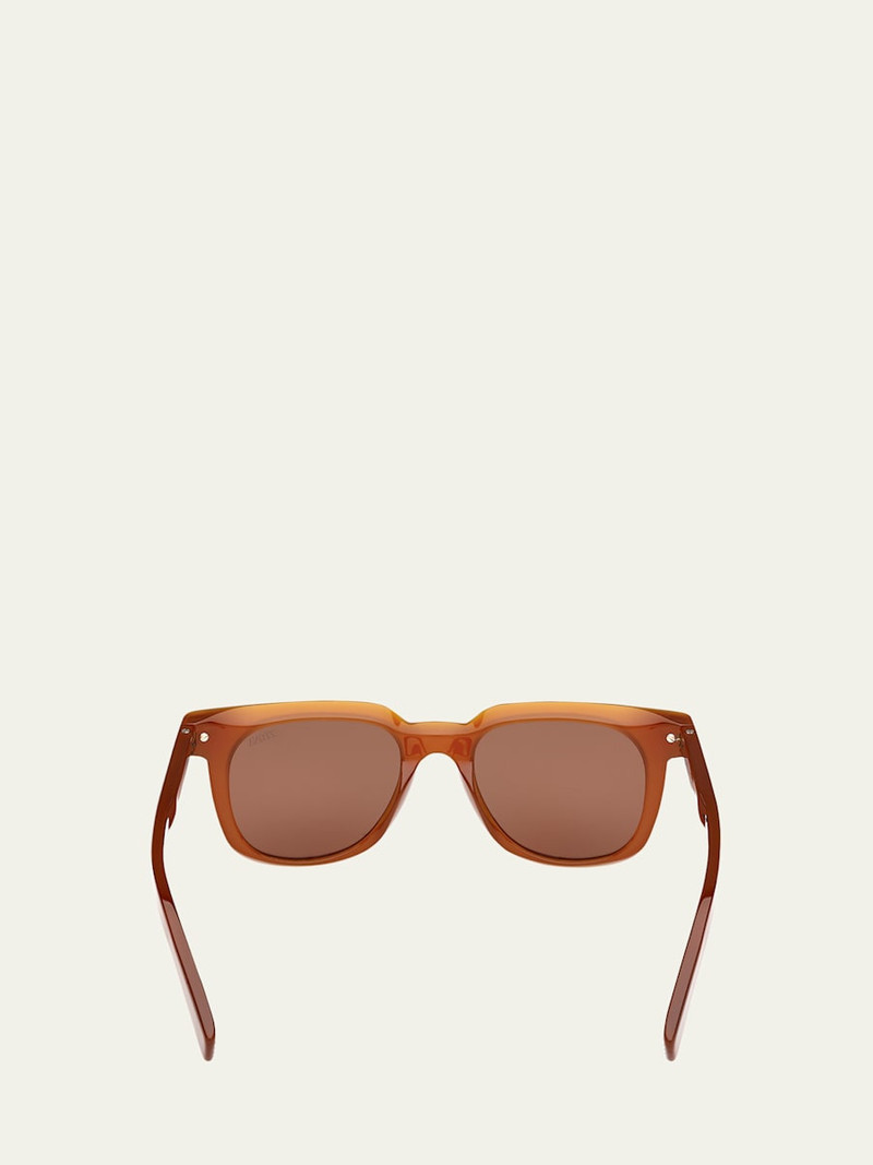 Men's Square Acetate Sunglasses 5