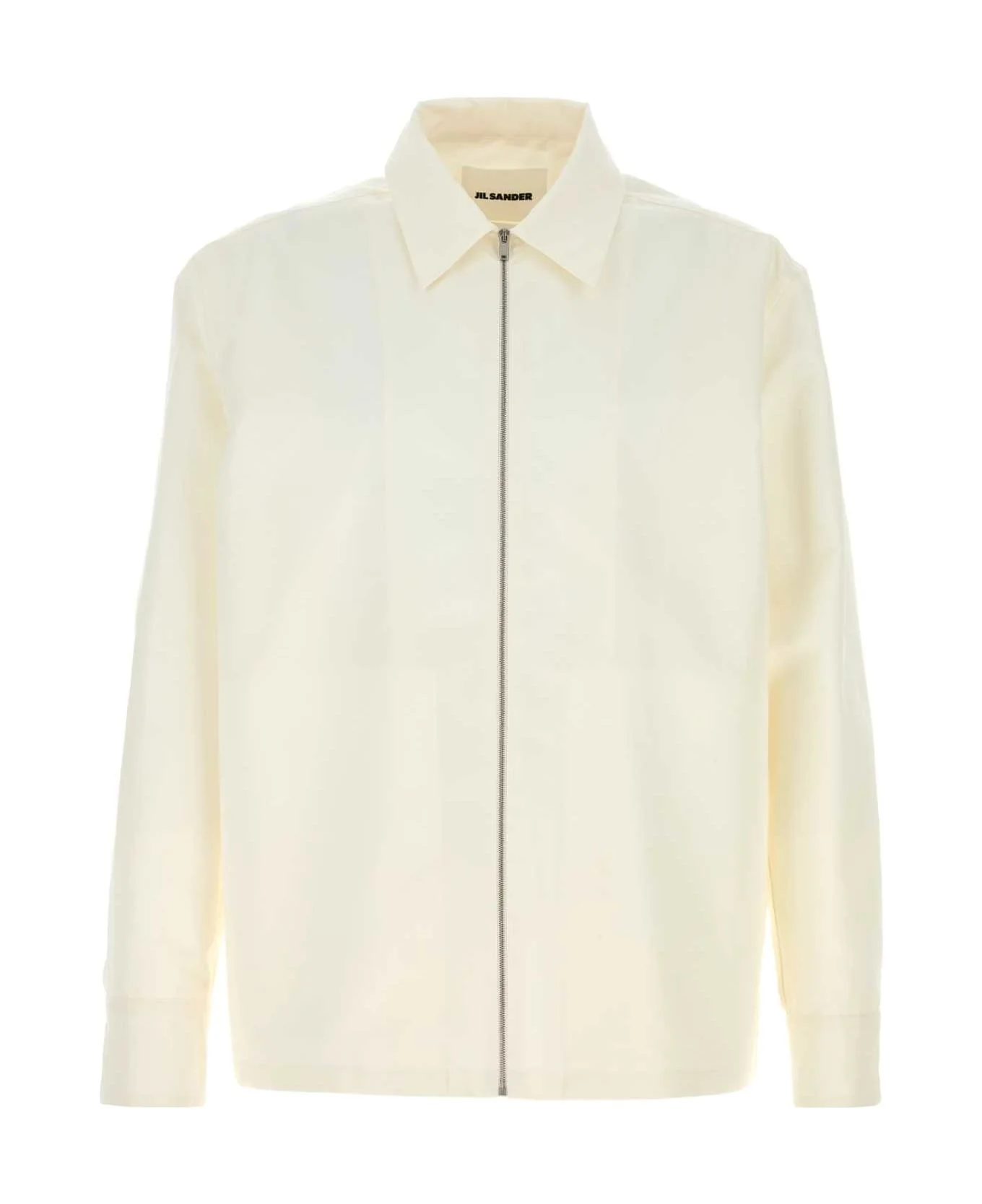 White Poplin Shirt - 1