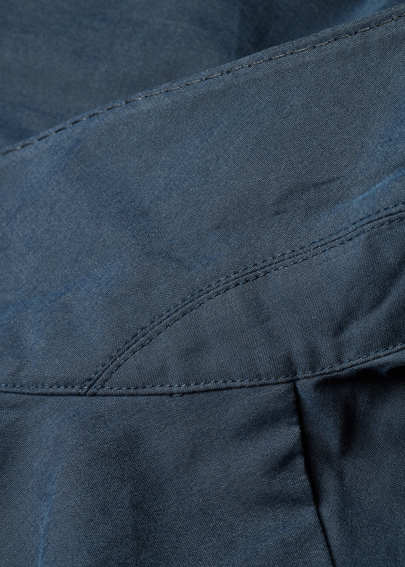 Washed Navy Cotton-Lyocell Work Jacket 10