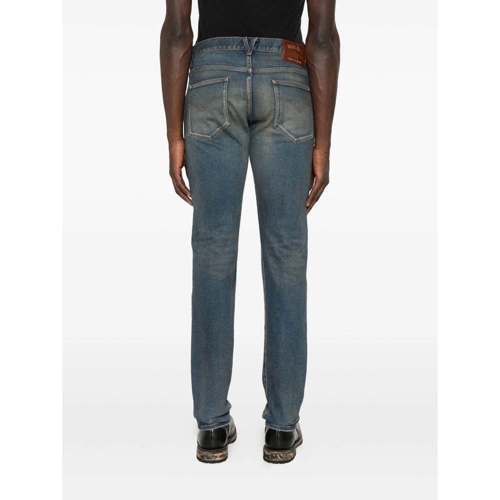 Versace Blue Denim - Slim-Fit Jeans Men - 2