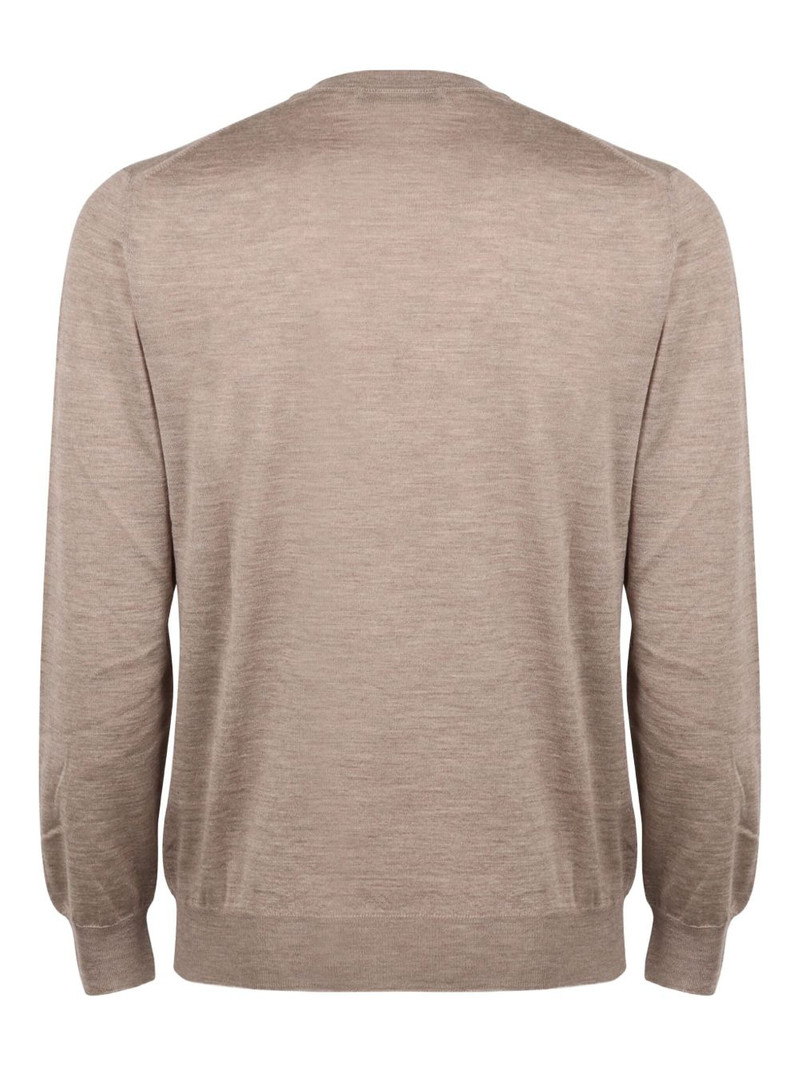 SLOWEAR crew-neck cotton sweater outlook