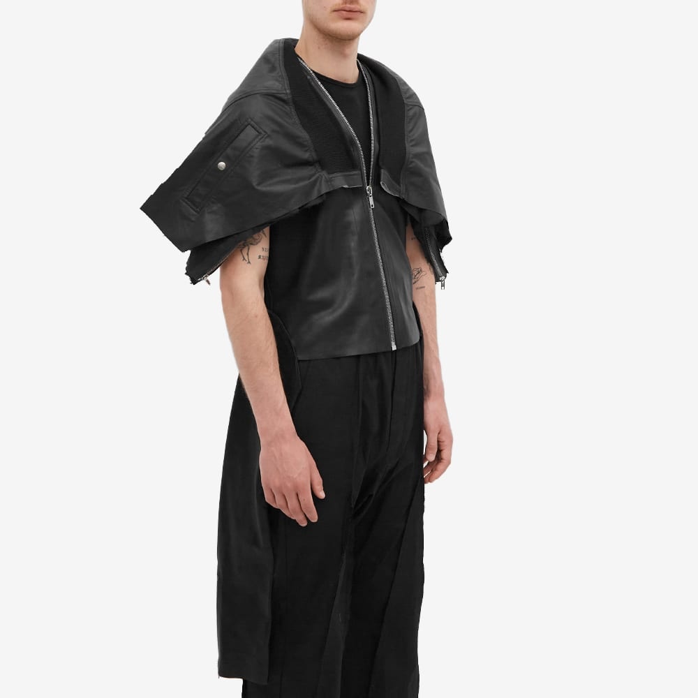 Rick Owens SWAMPGOD by END. Leather Gilet - 2