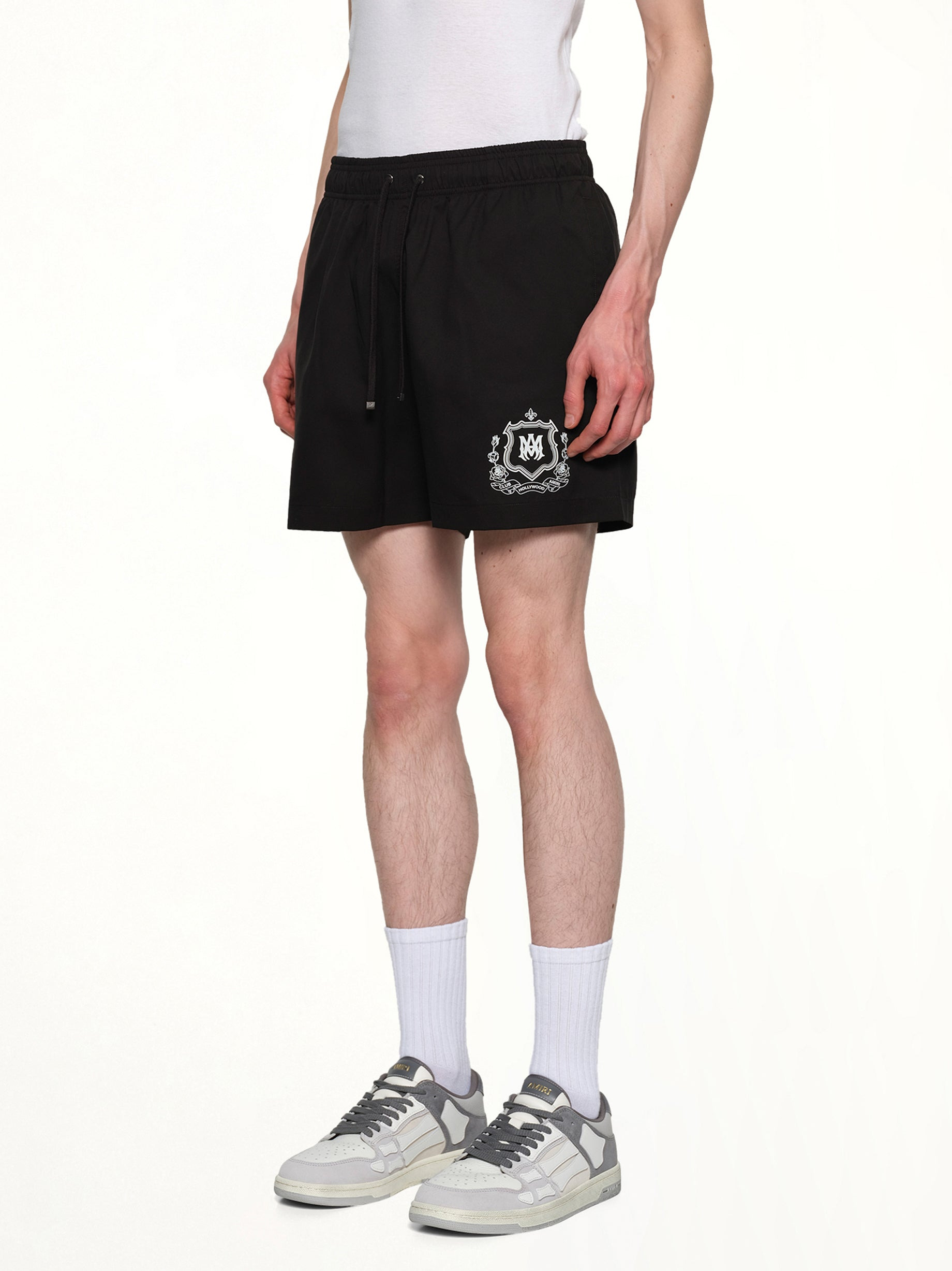 MA Crest Swim Trunk in Black - 3