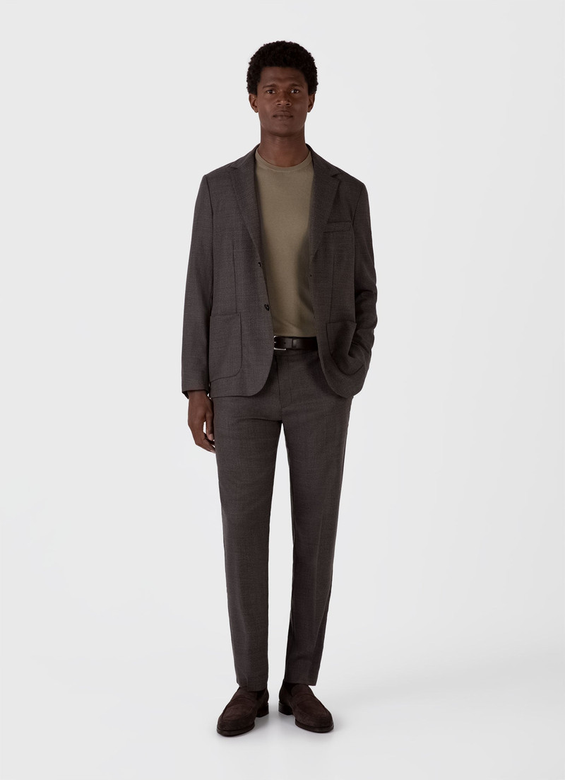 Sunspel Sea Island Cotton Knit T‑shirt outlook