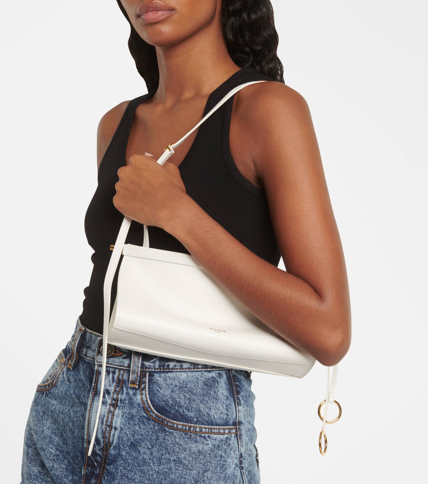 Le Click East West Small leather shoulder bag - 2