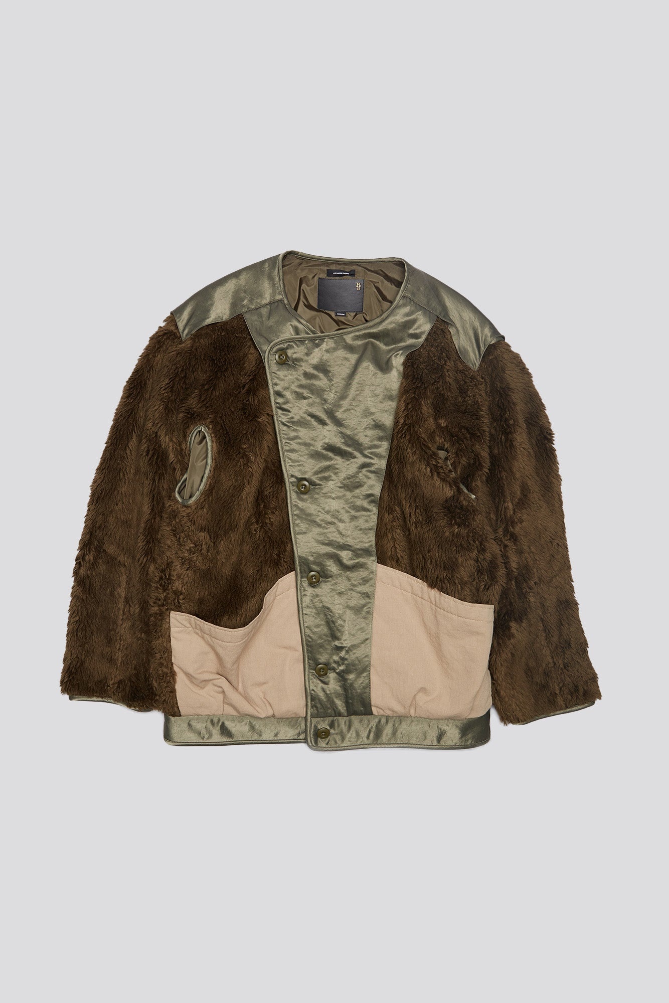 COCOON LINER JACKET - OLIVE/KHAKI - R13 - 5