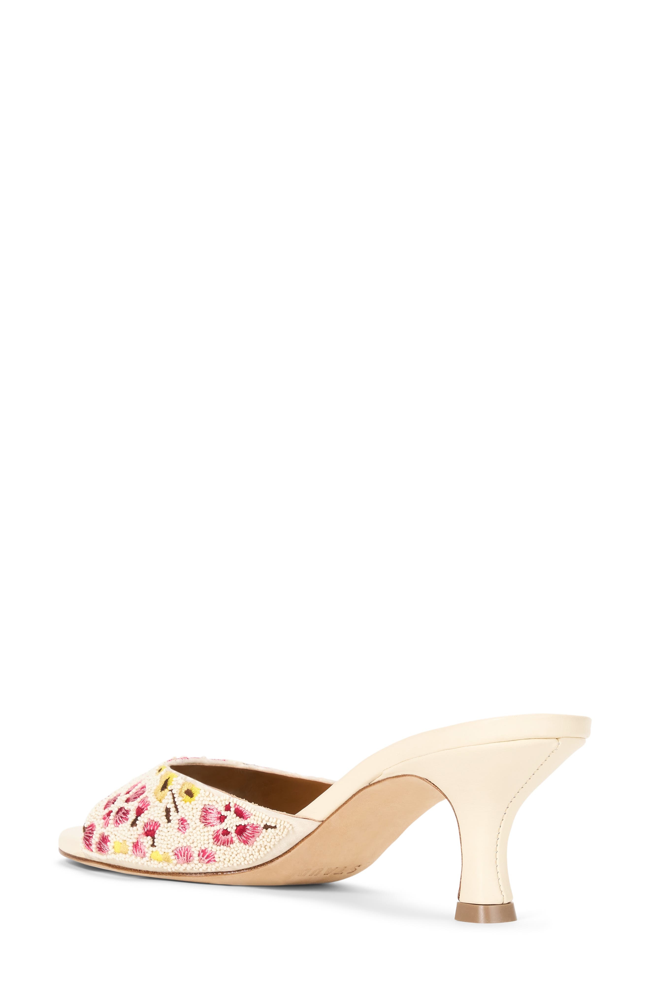 STAUD Brigitte Embellished Slide Sandal in Blossom Floral at Nordstrom - 2