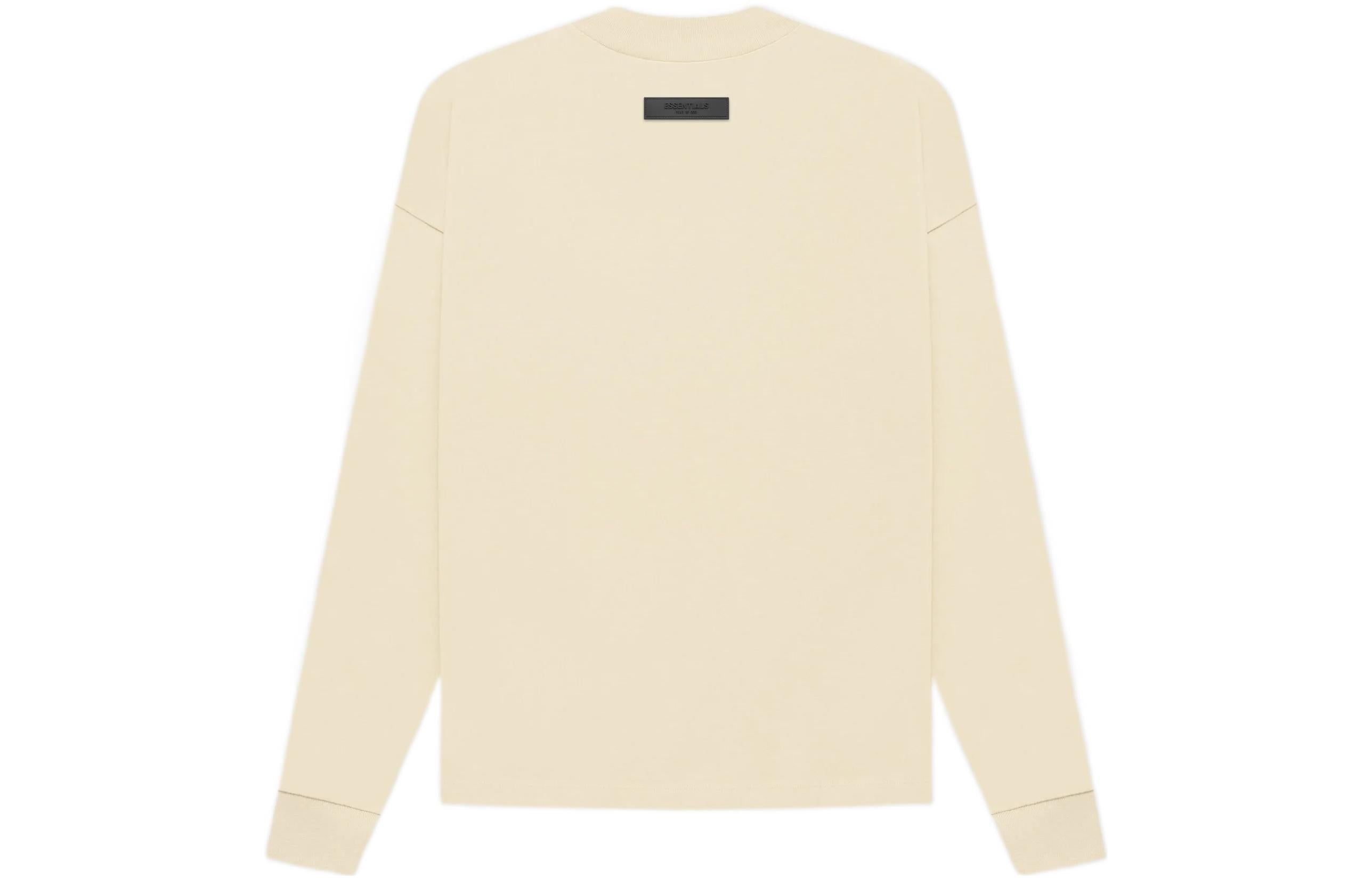 Fear of God Essentials FW22 Long Sleeve Tee Egg Shell FOG-FW22-258 - 3
